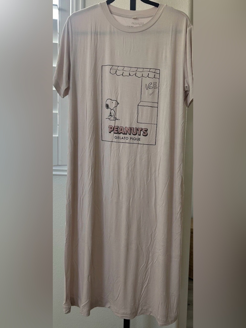 Gelato Pique Peanuts Snoopy Pink Nightdress